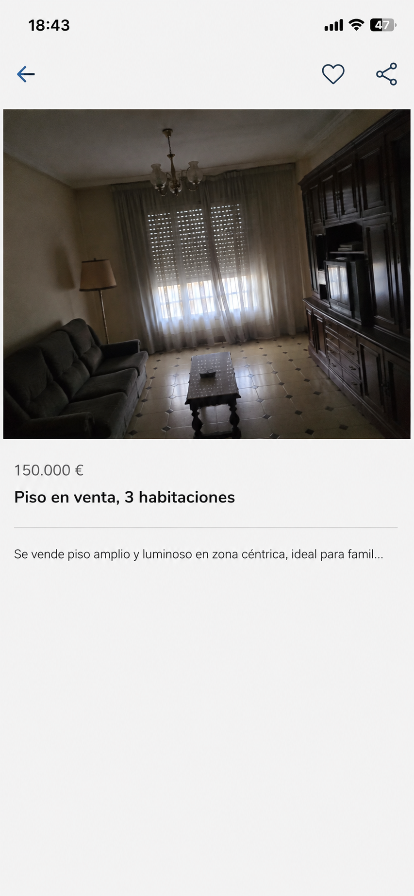 Anuncio antes de optimizar